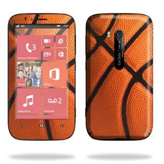 MightySkins Protective Skin Decal Cover for Nokia Lumia 822 Cell Phone T Mobile Sticker Skins Basketball: Cell Phones & Accessories