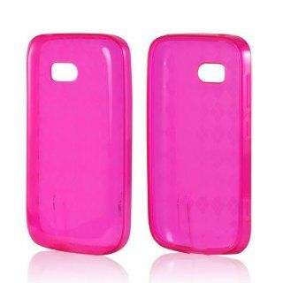 Argyle Hot Pink TPU Case for Nokia Lumia 822 Cell Phones & Accessories