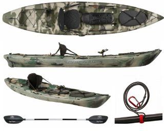 Ocean Kayak   Trident 11 Angler   Kayak City Paddle Package   Camo   2014 : Fishing Kayaks : Sports & Outdoors