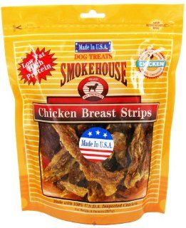 Smokehouse Pet Products   Chicken Breast Strips Dog Treats   8 oz. CLEARANCE PRICED: Health & Personal Care