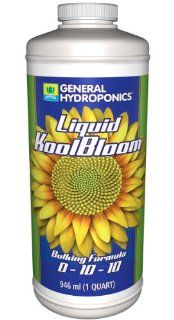 1 qt.   KoolBloom   Bloom Maximizer   Hydroponic Nutrient Solution   0 10 10 NPK Ratio   General Hydroponics 732537 : Kool Bloom : Patio, Lawn & Garden