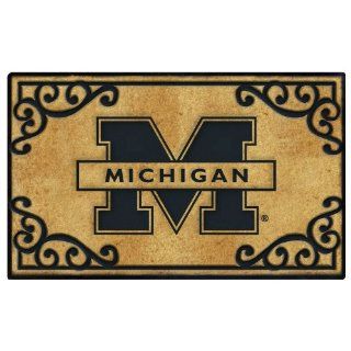 NCAA Michigan Door Mat : Sports Fan Doormats : Sports & Outdoors