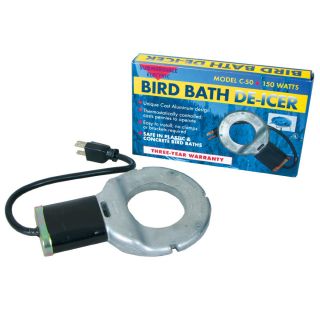 Farm Innovators 150 Watt Bird Bath Heater De icer   Bird Bath Accessories