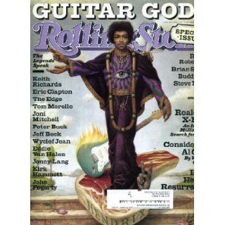 Rolling Stone April 1 1999 #809 Jimi Hendrix Cover, Guitar Gods Issue, Keith Richards, Eric Clapton, Robbie Robertson, Brian Setzer: Jann Wenner: Books