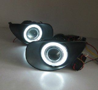 Chilin 2007 2009 Toyota Yaris Fog Lamp Assembly Angel Eyes Fog Light Lamps (Pairs): Automotive