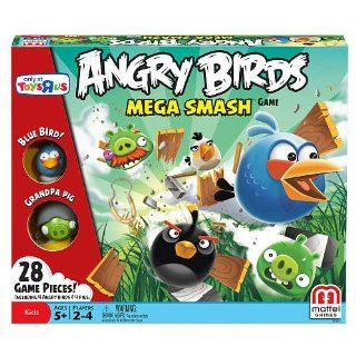 Angry Birds Exclusive Board Game Mega Smash (Age: 5 years and up) (Build, launch and destroy with the Angry Birds Mega Smash Board Game): Toys & Games