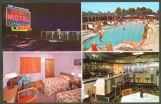 Bo Bet Motel Mount Ephraim NJ 4 vue postcard 1960s: Entertainment Collectibles