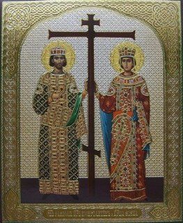 Sts Constantine and Helena   Christian Orthodox Icon Prayer : Prints : Everything Else