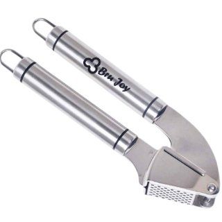 70% OFF FATHER'S DAY SPECIAL! Best Garlic Press Stainless Steel with Cleaning Brush   Awesome Reviews   Top Rated Crusher Mincer for Unpeeled Cloves and Ginger   Heavy Duty Premium Quality Stainless Steel From Head to Toe   Ergonomic Handles Give Easy 