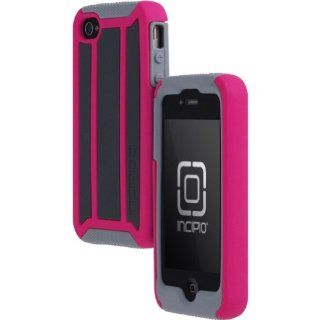 Incipio iPhone 4/4S Delta Hard Shell Case with Silicone Core   1 Pack   Carrying Case   Retail Packaging   Pink/Gray: Cell Phones & Accessories