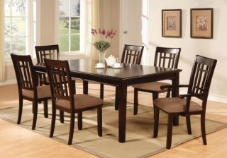 Furniture of America Cramer 7 Piece Dining Table Set   Dark Cherry   Dining Table Sets