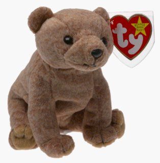 Ty Beanie Baby   PECAN THE BEAR Beanbag Plush [Toy]: Toys & Games