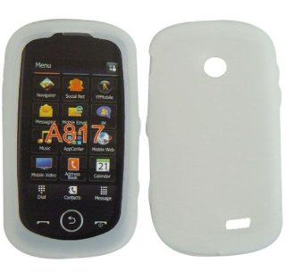 Clear Silicone Jelly Skin Case Cover for Samsung Solstice 2 II A817: Cell Phones & Accessories