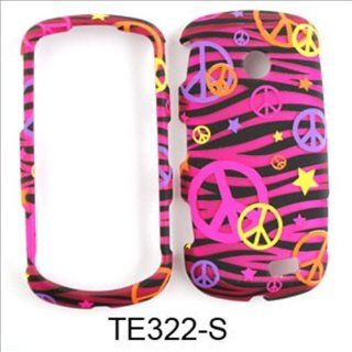For Samsung Solstice II A817 Case Cover   Peace Signs Pink Zebra Stars Rubberized Pink Yellow Orange Purple TE322 S: Cell Phones & Accessories