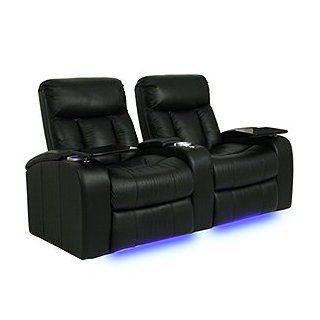 Seatcraft 841 Signature Series Verona Home Theater Seating with Power Recline, Row of 4   Chocolate Electronics