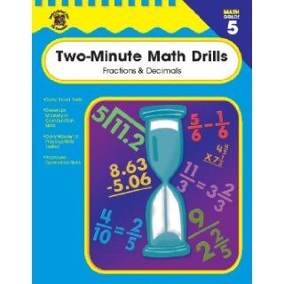 Two Minute Math Drills: Fractions & Decimals, Grades 5 and Up: Leah Kenyon Pabst: 9780742417458: Books