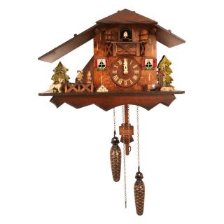 Black Forest Chalet with Dancers Cuckoo Clock   Cuckoo Clocks