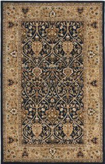 Safavieh PL819C 28 Persian Legend Collection Handmade Blue and Gold New Zealand Wool Area Runner, 2 Feet 6 Inch by 8 Feet  