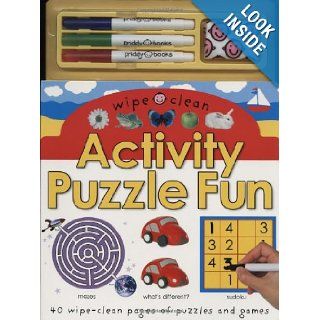 Wipe Clean Activity Puzzle Fun: Roger Priddy: Books