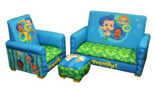 Nickelodeon Bubble Guppies Totally Guppies 3 Piece Toddler Set   Kids Arm Chairs