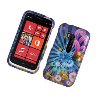 Colorful Firework Hard Cover Case for Nokia Lumia 822 Cell Phones & Accessories