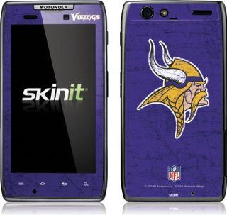 NFL   Minnesota Vikings   Minnesota Vikings Distressed   Droid Razr Maxx by Motorola   Skinit Skin: Cell Phones & Accessories