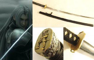 Dream2reality Cosplay Final Fantasy 7 Sephiroth Masamune Replica Sword T10 Clay Tempered High Carbon Steel Full Handmade Full Tang Katana : Martial Arts Swords : Sports & Outdoors