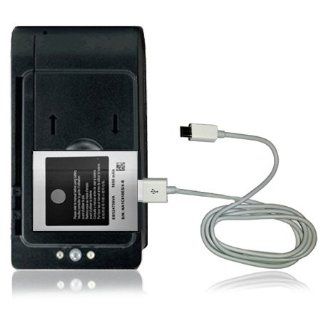 Generic Battery Compatible With Samsung Rugby Smart i847 / SGH i847 (EB524759VA) + Battery Charger With USB Port + Micro USB V8 White Data Cable Combo (AT&T): Cell Phones & Accessories