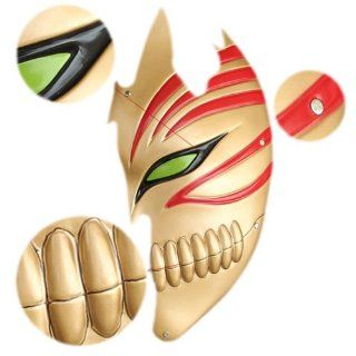 Melody masquerade cosplay mask   half face death mask  Bleach Kurosaki Ichigo Mask (Gold)   Decorative Masks