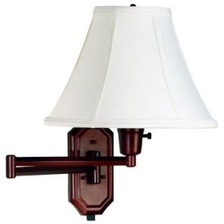 Kenroy Home Nathaniel Wall Swing Arm Lamp   16H in. Bronze   Wall Lighting