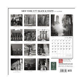 New York City Black & White 2012 Square 12X12 Wall Calendar (Multilingual Edition): BrownTrout Publishers Inc: 9781421681153: Books