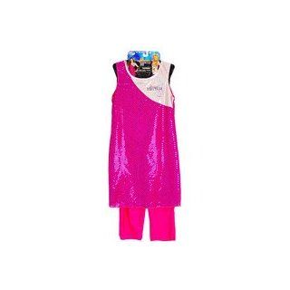 Hannah Montana on Tour Outfit  Dress up Pink Sequin Large 8 10: Clothing