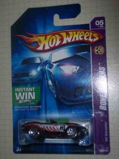 Bone Blazers Series #5 1965 Corvette Black Y5 Wheels Instant Win Card #2006 85 Collectible Collector Car Mattel Hot Wheels: Toys & Games