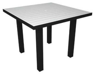 POLYWOOD® Euro 36 in. Square Dining Table   Commercial Patio Furniture