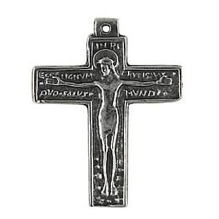 Medieval Crucifix Logos Ancient Crosses Pendant Necklace Women's Men's Jewelry Free 33" Long Cord Necklace Included: Jewelry