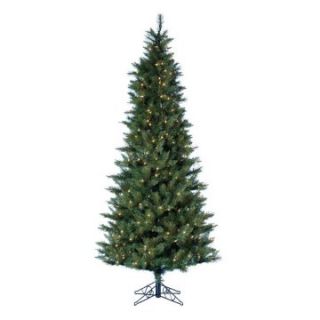 9 ft. Designer Series Classic Green Pre lit Christmas Tree with Metal Base   Christmas Trees