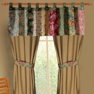 Greenland Home Fashions Antique Chic   Valance   Floral   21L x 84W in.