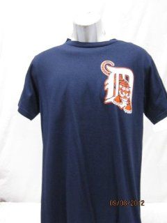 MLB Detroit Tigers Wordmark T Shirt, Navy Blue Size Small : Sports Fan T Shirts : Sports & Outdoors