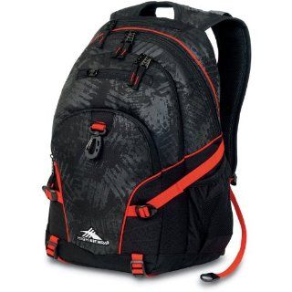 High Sierra Loop Backpack, Black Treads/Red Line, 19x13.5x8.5 Inch Sports & Outdoors