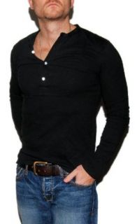 Polo Ralph Lauren RRL Mens Black Western Henley Shirt XS at  Mens Clothing store: