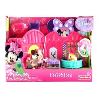 8 Piece Disney Minnie Mouse Bowtique Pet Animal Hair Wash Salon Set: Toys & Games