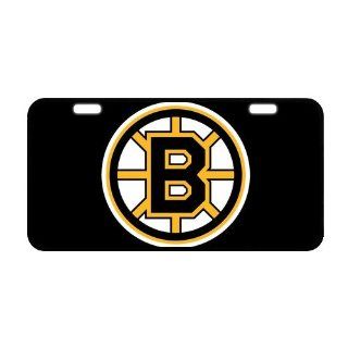 NHL Boston Bruins Metal License Plate Frame LP 867 : Sports Fan License Plate Frames : Sports & Outdoors