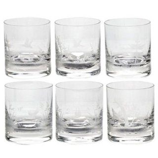 Moser Whisky Birds of the Wild Double Old Fashioned, Six Clear: Kitchen & Dining