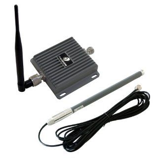 850MHz/1900MHz Dual Band PCS 2G GSM/3G 65db Mobile Cell phone signal Repeater Booster Amplifier With wirless Indoor Antenna And Outdoor Omni directional Fiberglass Antennas For Home Or Office Large Coverage: Cell Phones & Accessories