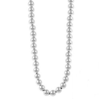 Sterling Silver 4mm Beaded Necklace 16" 18" 20" 24": Jewelry