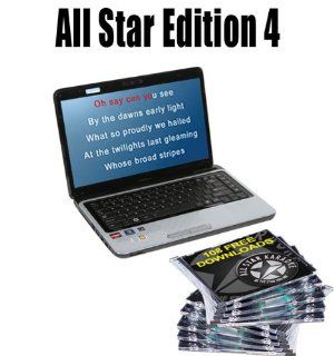 All Star Edition 4 Computer Karaoke Laptop 15" with MTU Video Hoster Software plus 108 FREE All Star Karaoke Song Downloads at allstarcustom Computers & Accessories