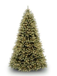 National Tree 7 1/2' "Feel Real" Downswept Douglas Fir Tree, Hinged, 750 Low Voltage Dual Color LED Lights with On/Off Switch (PEDD1 312LD 75X)   Christmas Trees