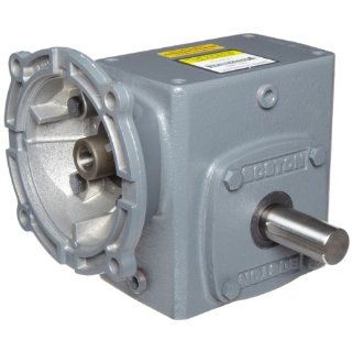 Boston Gear F72140KB5H Right Angle Gearbox, NEMA 56C Flange Input, Left and Right Output, 401 Ratio, 2.06" Center Distance, .81 HP and 875 in lbs Output Torque at 1750 RPM Mechanical Gearboxes