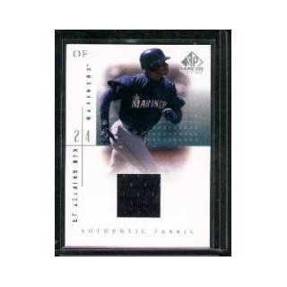 2001 SP Game Used Edition Authentic Fabric #KGM Ken Griffey Jr. Mariners DP Jsy: Sports Collectibles