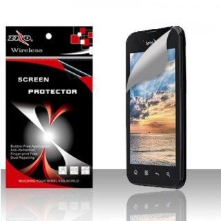 Clear Screen Protector for LG Ignite 855 Marquee LS855 Sprint LG855 Boost L85C NET10 Straight Talk Optimus Black P970 L85C Majestic US855 US Cellular: Cell Phones & Accessories